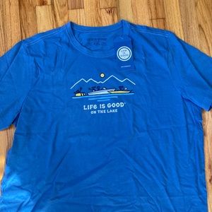 Life is Good “On the Lake” Tee Shirt XXL